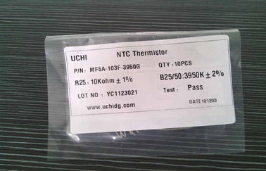 Sıcaklık Ölçümü için Radyal Kurşunlu Epoksi Reçine Kaplı 10K NTC Termistör