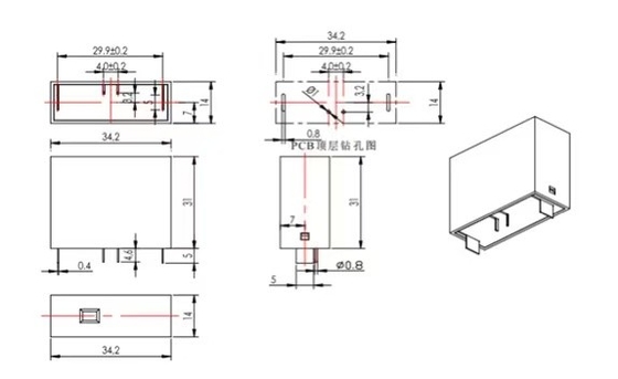Uzak sinyalizasyon İT Termal Sigorta Metal Oxide Varistor TFMOV 25S112KIT