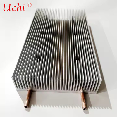 Su Soğutma Plaka Sıcaklık Lavabo Dahili Bakır Tüpler Su Soğutma Sıcaklık Lavabo 120 ((W) * 36 ((H) * 210 ((L) mm