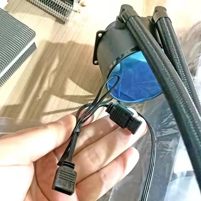Su Pompası Soğutucu CPU Alüminyum Isı Lavabo Su Soğutucu Ventilatörler Sıvı Soğutucu Ventilatörler