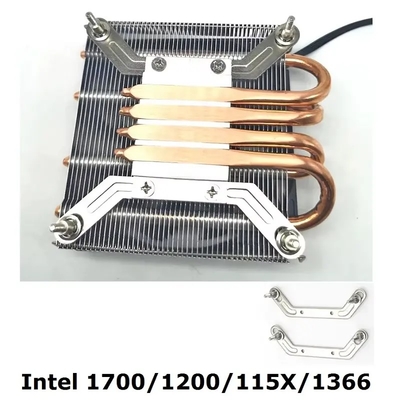 Özel ODM Süper İnce CPU Soğutucu 36mm Kalınlık Yükseklik AMD AM4 AM3 FM2 1200 115X 1700 1366 Isı Fener 1U Sunucu Radyatörü