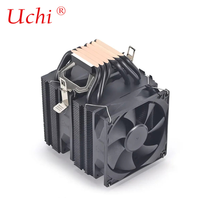 Çift Kule Çift Fan Siyah Fan Soğutucu PC Ana Kart CPU Soğutucu