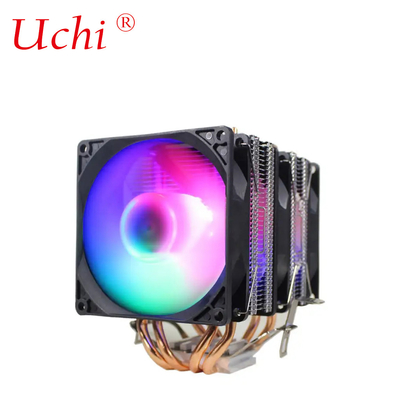 ARGB 8 ısı borusu fan Alüminyum ısı yuvası CPU soğutucu