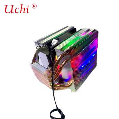 ARGB 8 ısı borusu fan Alüminyum ısı yuvası CPU soğutucu