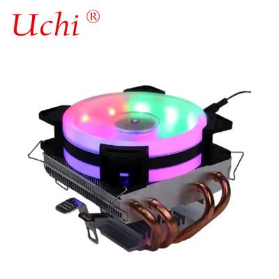 4 ısı borusu aşağıya itme tipi CPU soğutucu Alüminyum Heatsink CPU soğutucu