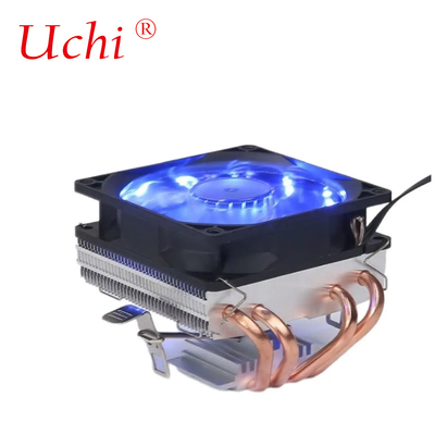 4 ısı borusu aşağıya itme tipi CPU soğutucu Alüminyum Heatsink CPU soğutucu