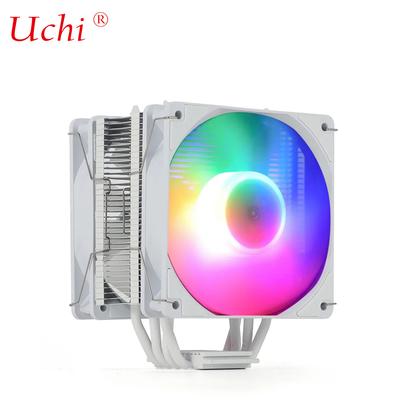 220W Beyaz RGB ARGB CPU Soğutucu 6 ısı borusu ile Fan Bilgisayar Sunucu İşlemcisi Lga1151 1155 1366 1700 2011 AMD FM AM3 AM4 AM5