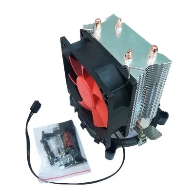 Soğutma Dikey Yan CPU Soğutucu 92mm Ventilatör 2 Bakır Isıtma borusu Pc Bilgisayar için Universal Soket AMD Intel İşlemci IC