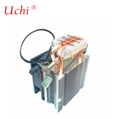 Soğutma Dikey Yan CPU Soğutucu 92mm Ventilatör 2 Bakır Isıtma borusu Pc Bilgisayar için Universal Soket AMD Intel İşlemci IC