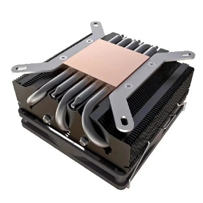 Isı borusu radyatörü I3 I5 I7 I9 Lga775 1150 1151 1155 1156 1700 1366 2011 AMD AM4 AM5 Evrensel Yatay CPU Soğutucu Fan Siyah
