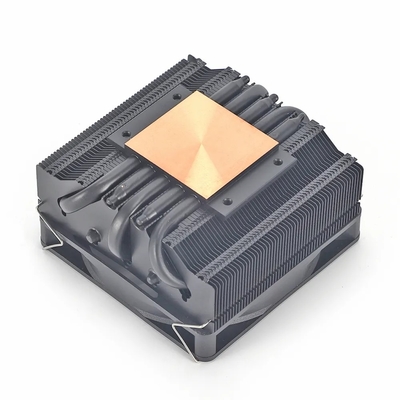 Isı borusu radyatörü I3 I5 I7 I9 Lga775 1150 1151 1155 1156 1700 1366 2011 AMD AM4 AM5 Evrensel Yatay CPU Soğutucu Fan Siyah