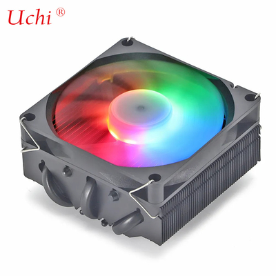 Isı borusu radyatörü I3 I5 I7 I9 Lga775 1150 1151 1155 1156 1700 1366 2011 AMD AM4 AM5 Evrensel Yatay CPU Soğutucu Fan Siyah