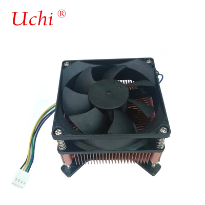 Bakır kaplı ısı lavabo ısı dağılımı yağ TDP 60W Cpu soğutucu fan sessiz Pwm 3 Pins 4 Pins I3 I5 Intel Lga775 1150 1151