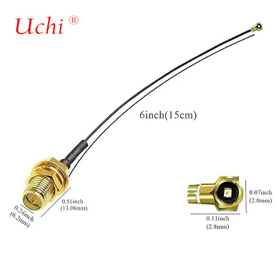 15cm 6inç 1.13mm RP-SMA ile WiFi Antenna Güçlendirici