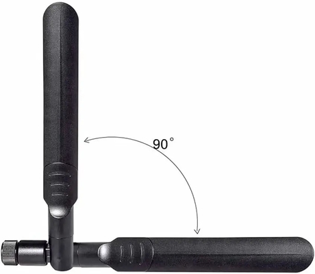 2.4G 5.8G 5dBi Android için WiFi Anten RP-SMA Erkek Bağlantısı Dual Band Anten ile