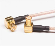 IoT Koaksi Kablo 50 Ohm RG316 90 Derece MCX'den MCX Erkek Kablo Montajı
