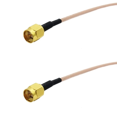 Düşük Kayıplı SMA Erkek Plug To SMA Erkek Plug RG316 Tel Kuyruk Patch Kablo Genişleme Kablo Montajı