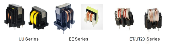 BEE1313 EE13 Dikey İkincil Genişletilmiş 5 2 2PIN Güç Dağıtım Transformatörü, 3 Fazlı Güç İletimi İçin