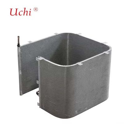 Enerji Tasarruflu Serpentin Enine Kanatlı Mikrokanal Isı Eşanjörü Mikrokanal Yoğuşturucu