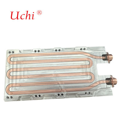 Özelleştirilmiş Sıvı Soğutma Plakası Bakır-Alüminyum Isı Emici Su Soğutma Plakası Soğuk Plaka Soğutma Sistemi