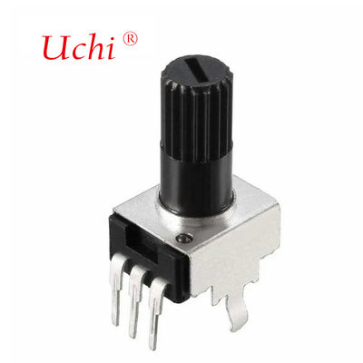 RV09 Tek Turlu 10K 12.5mm Ayarlanabilir Döner Karbon Film Potansiyometre