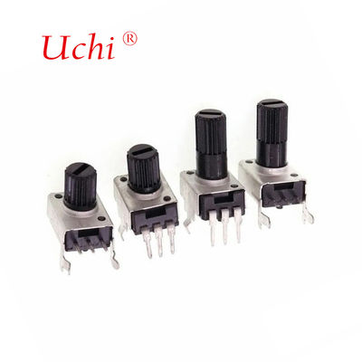 RV09 Tek Turlu 10K 12.5mm Ayarlanabilir Döner Karbon Film Potansiyometre