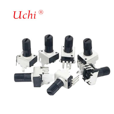 RV09 Tek Turlu 10K 12.5mm Ayarlanabilir Döner Karbon Film Potansiyometre