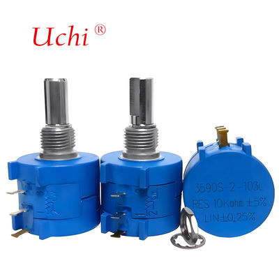 3590 Çok Turlu Sargılı Hassas Döner Potansiyometre 10k Ohm %5 2w