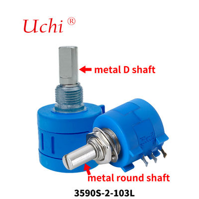 3590 Çok Turlu Sargılı Hassas Döner Potansiyometre 10k Ohm %5 2w