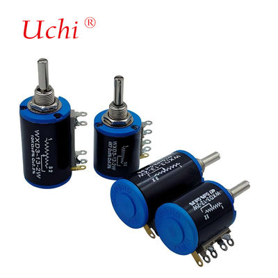 WXD3-12 1W 10k Ohm 5 halkalı Çok Turlu Hassas Telli Döner Potansiyometre