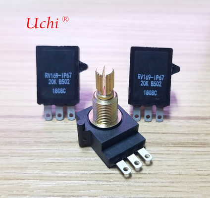 RV169 Metal Handle Precision Potentiometer, Carbon Film Sealed, 1k, 10k, 100k Resistors