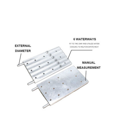 S19-JPRO Bilgisayar Küresi Su soğutmalı Manifold Sıvı Alüminyum Radyatör Sıvı Soğutma Plağı