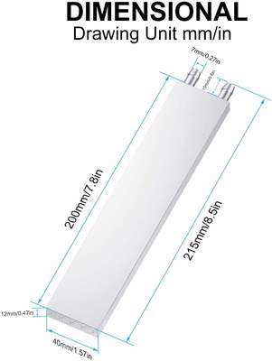 Gümüş bir ısı emici başlı sıvı su soğutucu radyatör sistemi sıvı soğutmalı ısı lavabosu