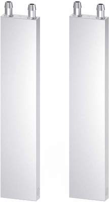 Gümüş bir ısı emici başlı sıvı su soğutucu radyatör sistemi sıvı soğutmalı ısı lavabosu