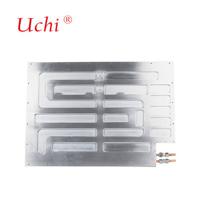 Özel sıvı soğuk plaka Alüminyum soğuk soğutma plaka Yeni tip büyük su kompresörü sıvı termal plaka