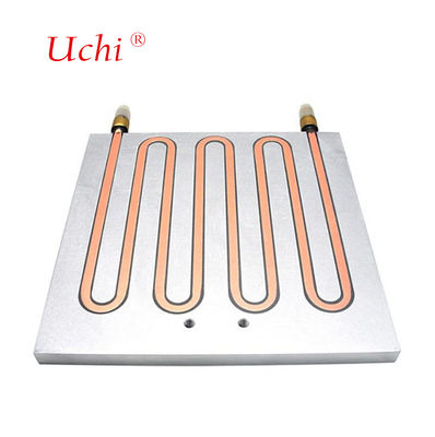 1500W IGBT Modülü Su Soğutma Isı Lavabosu Alüminyum Plakası Metal Sıvı Soğutucu Isı Lavabosu