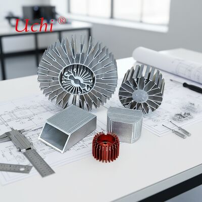 30W Boru Tipi Soğutucu Eloksallı Tıraşlanmış Soğutucu