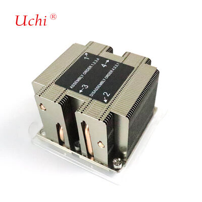 CNC İşleme için Siyah Ekstrüde Isı Lavabosu - CPU & Server Uygulamaları