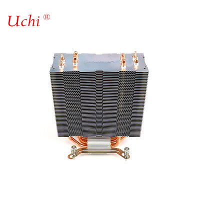 4 Isı Borulu Klipsli Fermuar Fin Bilgisayar CPU Isı Emicisi