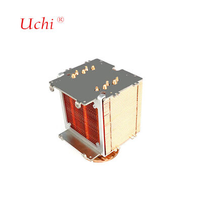 Yüksek Güçlü Saf Bakır Zipper Fin Isı Borusu LED Isı Lavabosu