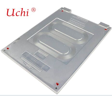 Derin gömülü bakır boru çift döngü lif lazer su soğutma soğuk plaka