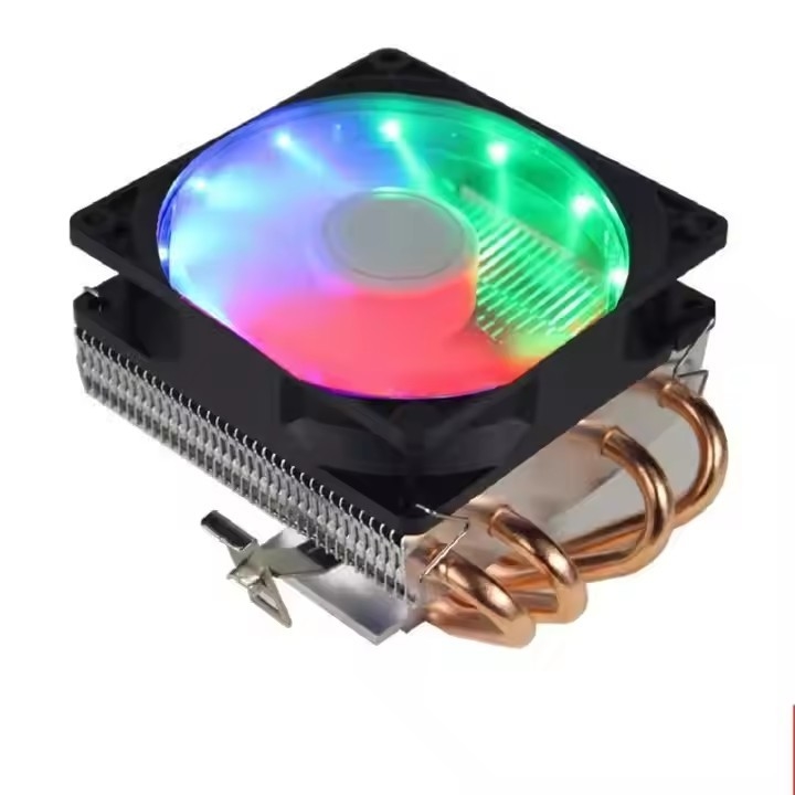 4 ısı borusu aşağıya itme tipi Alüminyum Heatsink CPU soğutucu