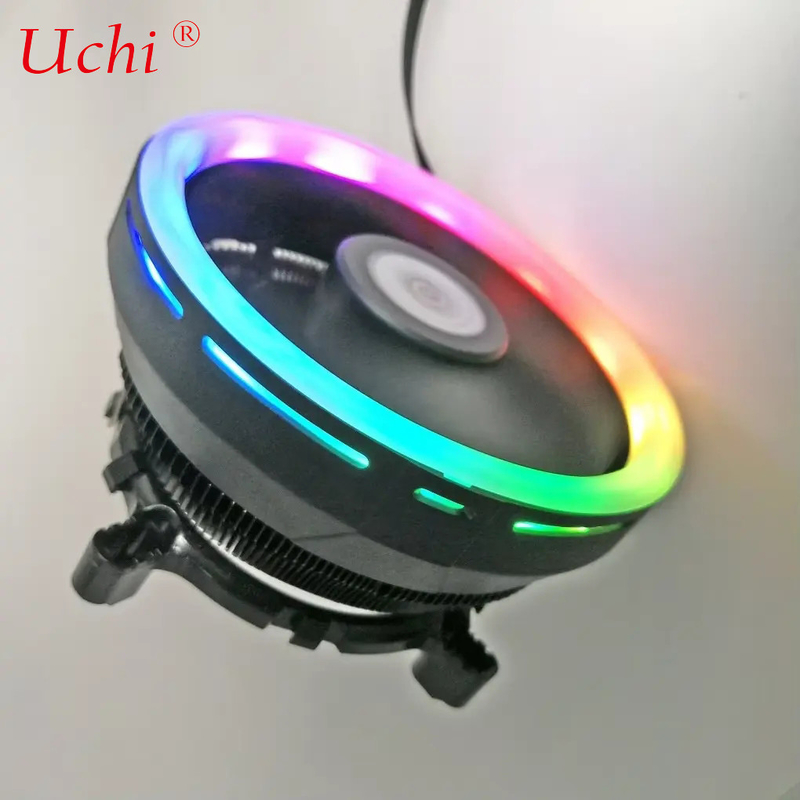 RGB Fan Heatsink Led Cpu Hava Soğutucusu Aşağıya İtmek Tipi