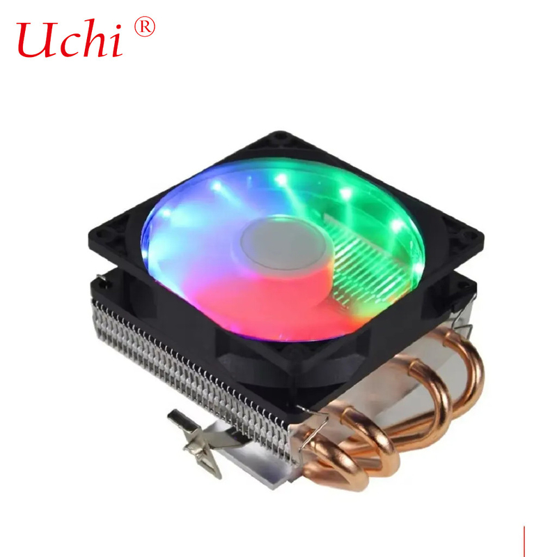 4 ısı borusu aşağıya itme tipi CPU soğutucu Alüminyum Heatsink CPU soğutucu