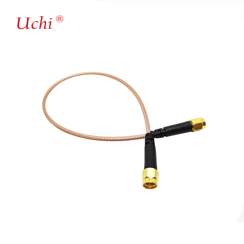 Düşük Kayıplı SMA Erkek Plug To SMA Erkek Plug RG316 Tel Kuyruk Patch Kablo Genişleme Kablo Montajı