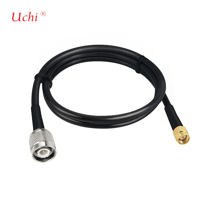RG58 SMA Erkeğe TNC Erkeğe Düşük Kayıp 50Ohm RF Koaksiyel Kablo Adaptörü Kablo Uzatma Kablosu