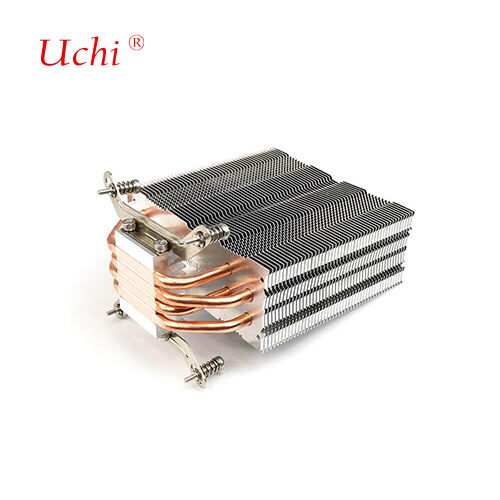 4 Isı Borulu Klipsli Fermuar Fin Bilgisayar CPU Isı Emicisi