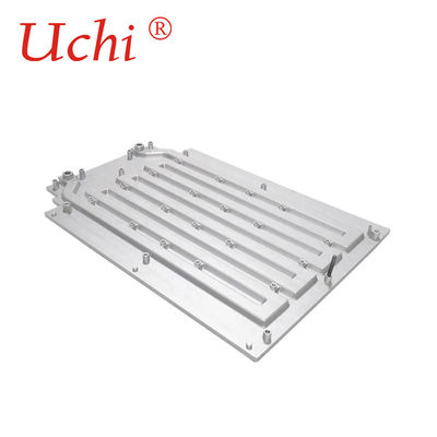 Alüminyum Sürtünme Kaynak Boruları Sıvı Soğutma Plakası 265x180x35mm