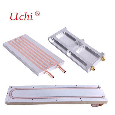 Yüksek Güçlü Alüminyum Sıvı Soğutma Tablası Elektrik için Su Soğutma Soğutma Tablası